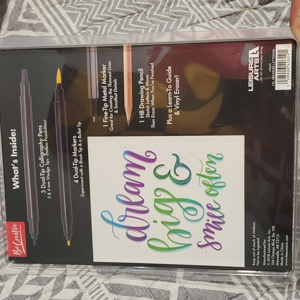 🖌️ 2/$8 Leisure Arts Learn To Hand Letter Set🎨 - Picture 2 of 5